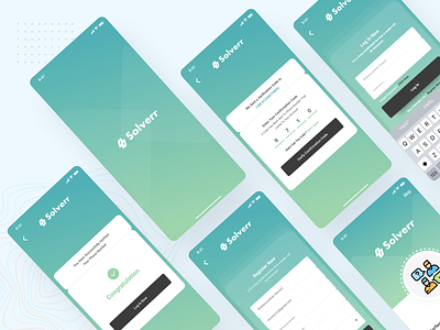 Solverr - On demand Services App 2020 adminpanel animation app dashboad graphics minimal services signin signup splash trend ui ui design uiux