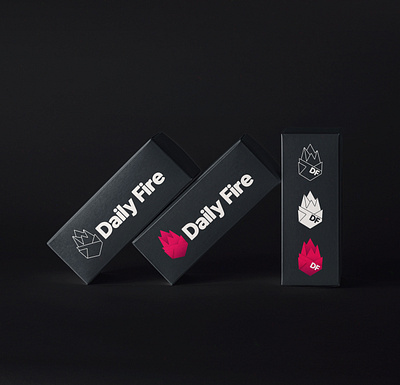 Daily Fire logo variants branding daily fire design designer duelofdoves icon logo minimal typography ux vector