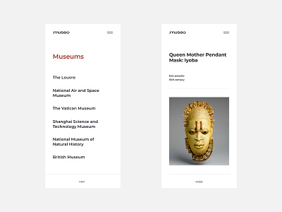 Museo app app application art azerbaijan baku creative design fashion gallery minimal minimalism minimalist museum simple typography ui ux web web design website