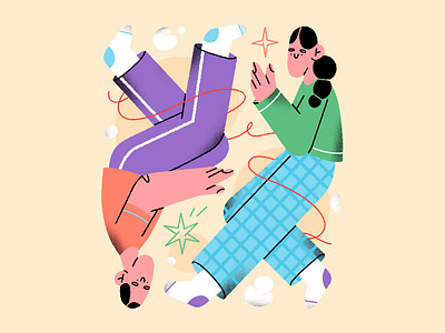 two of us 💕 abstract boy character character design couple girl illustration people