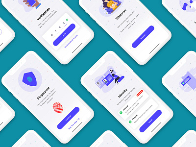 Onboarding Screens Free app design app ui app ux free onboarding