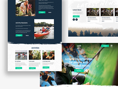 Qe2 Activity Centre brand branding design graphic design mobile typography ui ux web website