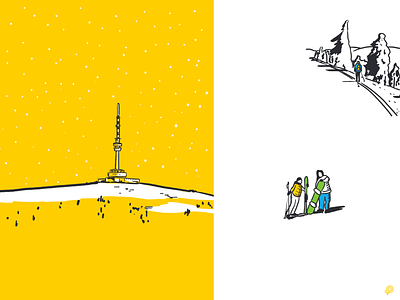 Praděd 2d art boy design girl handdraw icon icons illustration ink line lineart lines monochrome people procreate website illustration