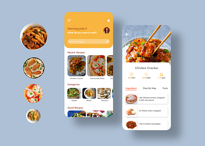 Recipes App 2020 2020 trend adobe design food iphone mobile mockup recipe recipes shot ui uidesign ux xd xddailychallenge