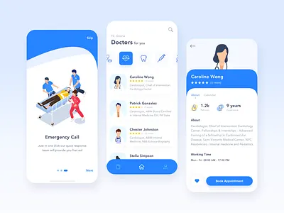 Hospital Mobile App for Patients branding concept dashboard design doctor doctor app health health app health care healthcare hospital hospital app ios mobile mobile app mobile app design mobile design mobile ui patients ui