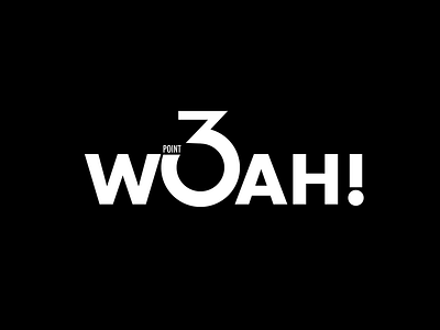 3.0 WOAH design flat inspiration logo minimal new typogaphy update version