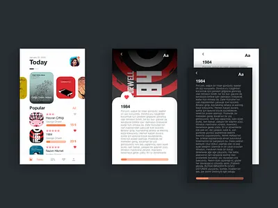 Book Reading / Shop App UI 2d abstract adobe xd app art book shop branding daily ui dailyui design elegant minimal minimalist mobile reading shop simple ui ux