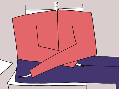 Sitting man illustration man sitting