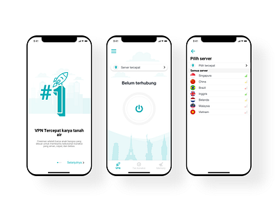 Ui Mobile app Freeman VPN design icon ui ux vpn vpn app web website