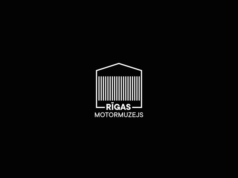 riga motor museum logo animation idea animation blackandwhite branding car car museum logo logo animation logo design logo reveal logotype motion designer motion graphics motor oil museum museum logo museums wheel