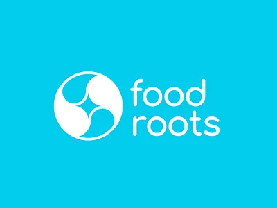 FoodRoots Logo boogaert brand branding climate change design earth enviroment food globalwarming green icon logo mark mathijs mathijs boogaert root vector ying yang yingyang