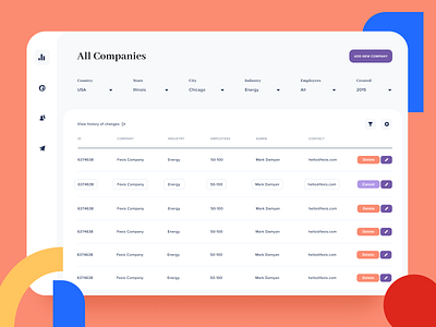 Editing the table dashboard edit editing mockup product design statistics table table design uxui uxuidesign