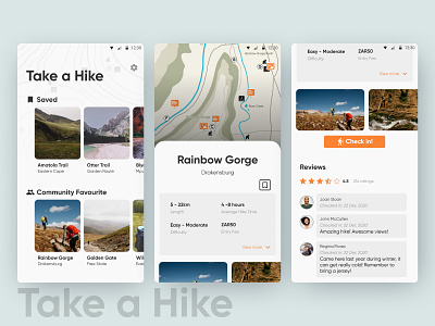 Take a Hike App design