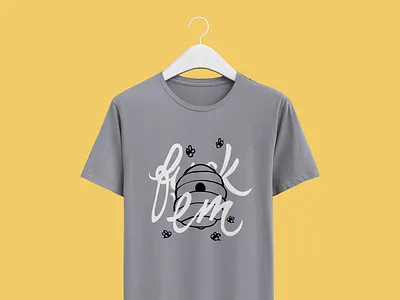 Bees shirt for The Comedian’s Comedian Podcast bees comcompod merchandise shirt design the comedians comedian podcast