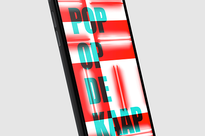 Pop op de Kaap campaign image campaign digital grafisch graphic design online poster vormgeving