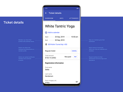Wild Apricot app | Android | Attachments 6 android mobile ux