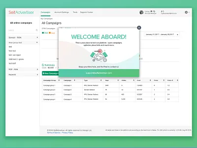 Welcome pop desktop desktopapp high tech platform pop ui vector welcome