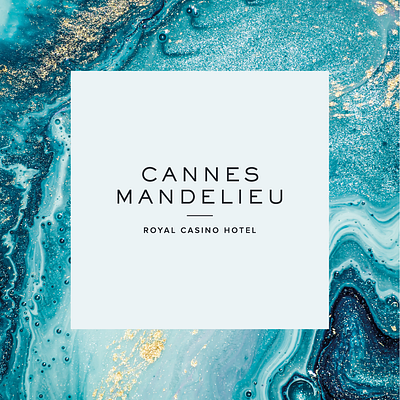 Cannes - Property Branding blue branding cannes design layout logo marble presentation property typography