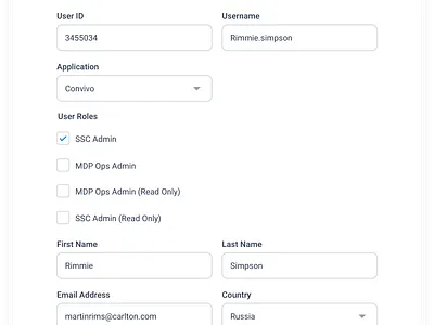 Create User UI Exploration application clean concept design create account dashboard information minimal simple ui design user user role ux design web