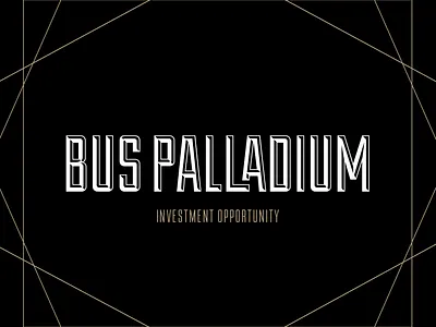 Bus Palladium branding brochure catalogue design hotel layout logo paris property property management property marketing retro typography