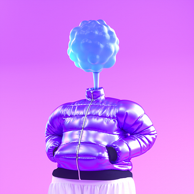 006: Enca 3d 3d art 3d artist abstract character design cinema 4d design illustration octane pollo