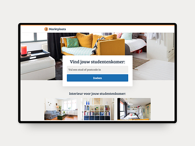 Landing Page Design Marktplaats advertising behance design interface landing marketplace mobile design netherlands product ui ux web webdesign website