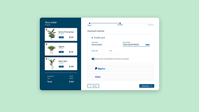 DailyUI #002 - Credit Card Checkout 002 100days checkout credit card credit card checkout dailyui design item card payment payment form ui ux