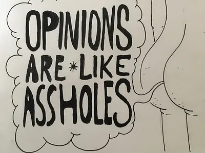 Everybody has one and they all stink illustration