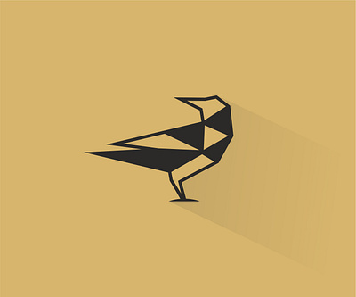 Crow logo bird crow fimbird logo logodesigner raven techno