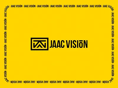 Brand | Jaac Visión black brand exploration illustration illustrator lineal logo vector yellow