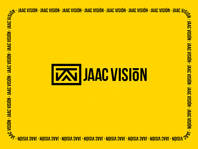 Brand | Jaac Visión black brand exploration illustration illustrator lineal logo vector yellow