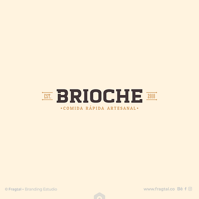 Brioche Logotype brand brand identity branding color design logo logos logotype logtype vector