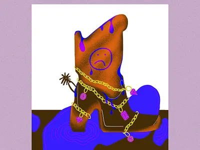 sadcowboy :( illustration