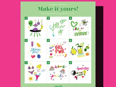 designs @ aerie illustration