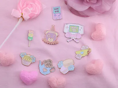 Sweet Bitz Enamel Pins enamel pin enamelpin flair pin design pin game product