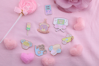 Sweet Bitz Enamel Pins enamel pin enamelpin flair pin design pin game product