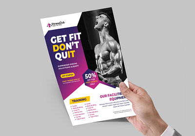Fitness Flyer Template advertisement bodybuilding boxing business dance dance flyer fitness fitness flyer fitness flyer template flyer gym gym flyer handout health health flyer leaflet marathon martial arts martial arts flyer pamphlet
