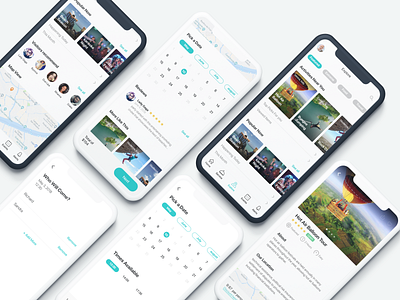 Explore Near Me app design illustration mobile product design ui ui design uiux ux web