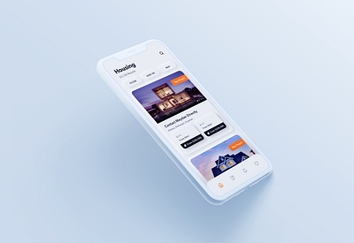 Housing App adobe xd adobexd app app design concept design design minimal neumorphism ui uiux