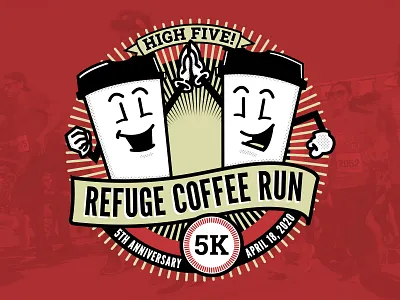Refuge Coffee Run Illustration/Design design illustration logo t shirt t shirt design