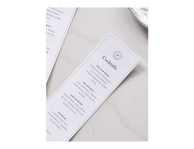 Cocktail menu artdesign branding card design logo menu menubar typography