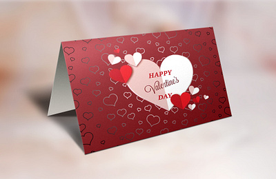 valentine's day card design illustration photoshop vector