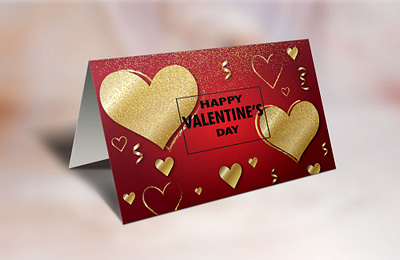 valentine's day card design illustration photoshop