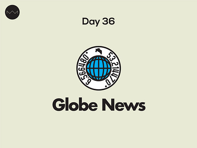 Day 36: Globe News branding dailylogo dailylogochallange design graphicdesign grid illustrator logo logodesign logos