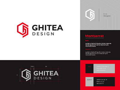 G + D Monogram abstract adobe adobeillustator brand identity branding creative designagency emblem ghitea design grid layout letters logo logo designer logo sign mark monogram sign symbol vector webdesign