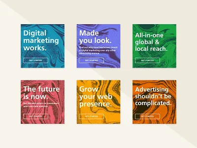 Digital Marketing Concept Ads advertising branding marble marketing monochromatic