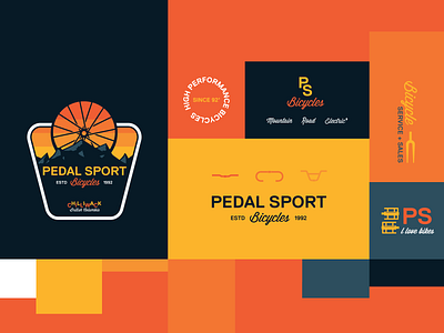 Bike Shop Brand Exploration bike shop brand brand identity minimal retro typography vintage