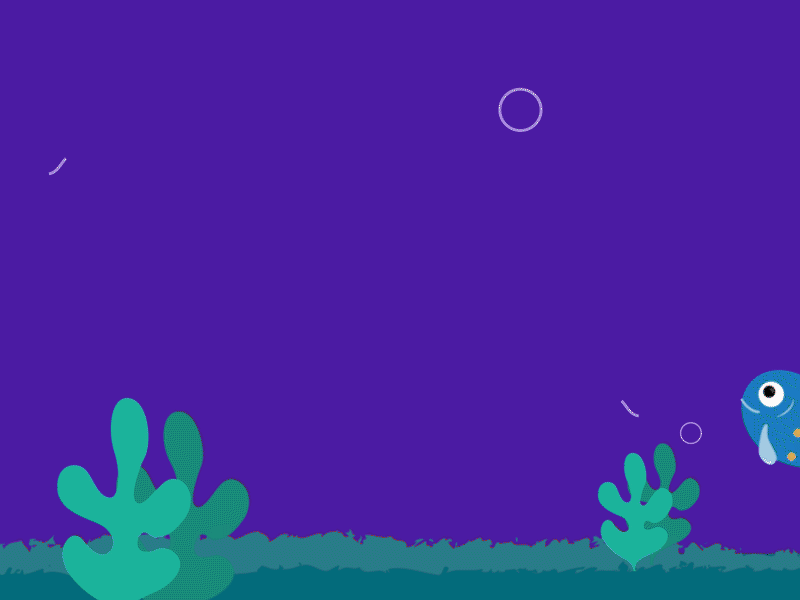 Fish animation aftereffects animation design fish flat sea simple vector water