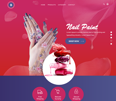 nail paint design web