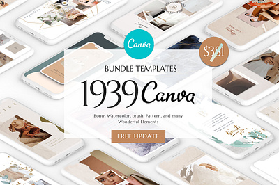 CANVA Bundle Social Media Pack adobe after effects animation branding deal design discount download graphic design instagram instagram banner instagram post instagram stories instagram story instagram template presentation social media special offer template templates